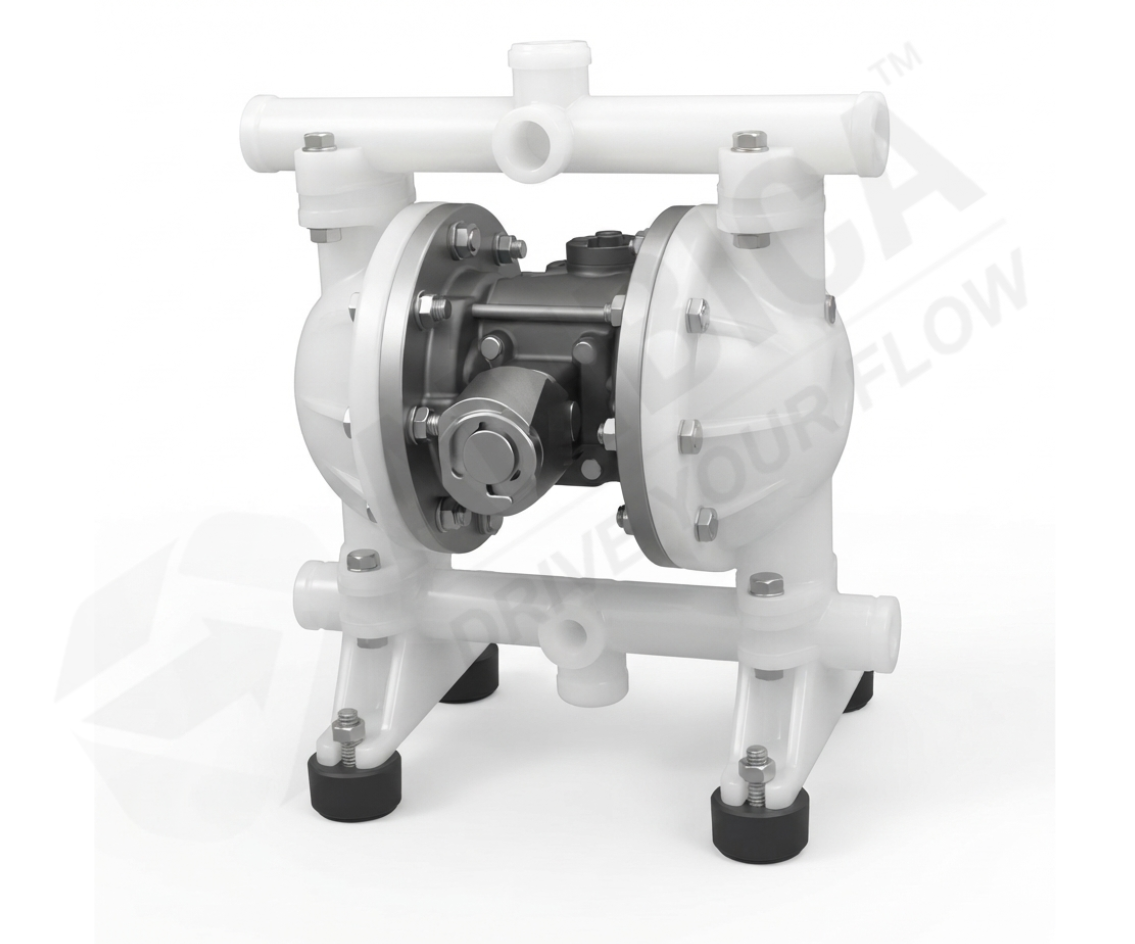 1/2 Inch Plastic Body AODD Pump